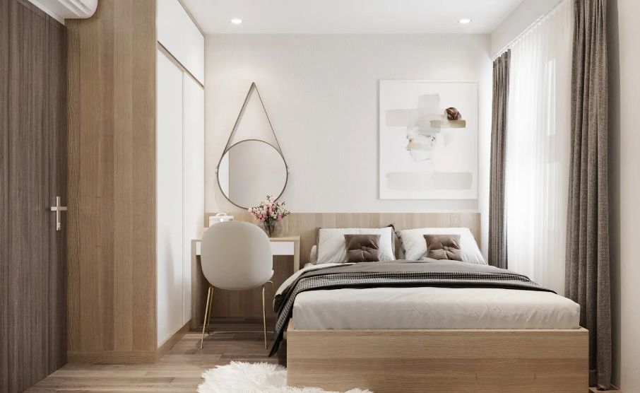 Bán căn hộ 1 phòng ngủ The Miami Vinhomes Smart City, hướng Đông Bắc, DT 43m2, thiết kế hiện đại